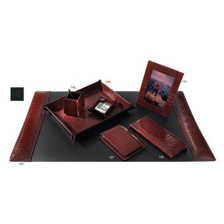 RAIKA Raika VI 195 BLK Leather Letter Tray - Black VI 195 BLK